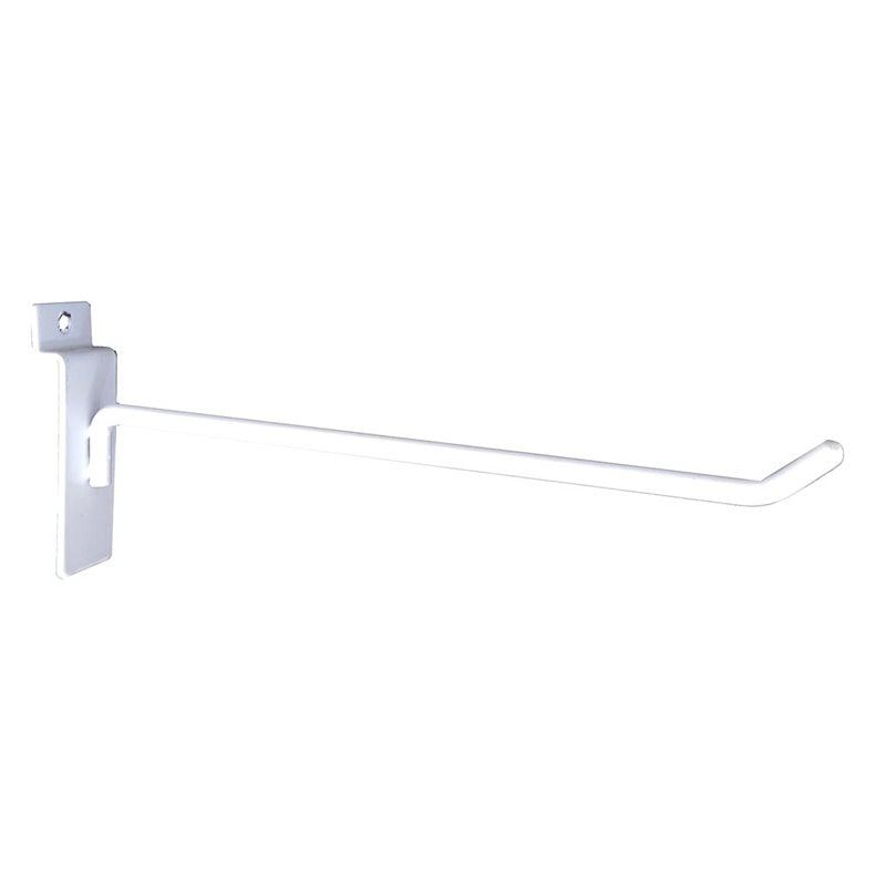 8ware Universal Hooks Peg Board for Slat Wall Grooved Panel for Retail Shop Cable Display Stand Shelf - 15cm x 3cm