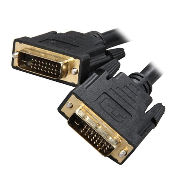8ware DVI-D Dual-Link Cable 2m - Male to Male 25-pin 28 AWG for PS4 PS3 Xbox 360 Monitor PC Computer Projector DVD