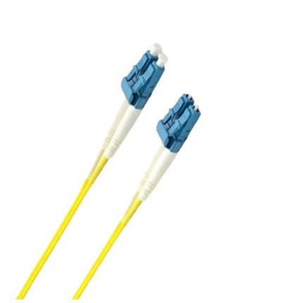 8ware 1m LC-LC OS2 Single Mode Dual-Core Fibre / Fiber Optic Cable UPC Duplex Armoured Low Smoke Zero Halogen