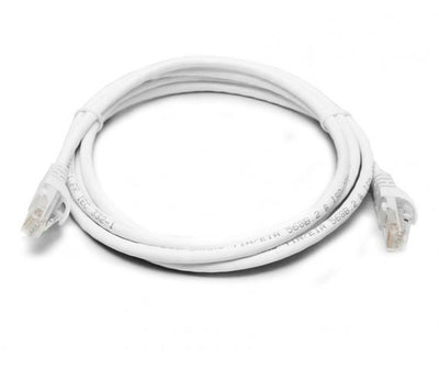 8ware CAT6 Cable 2m - White Premium RJ45 Ethernet Network LAN UTP Patch Cord 26AWG CU Jacket
