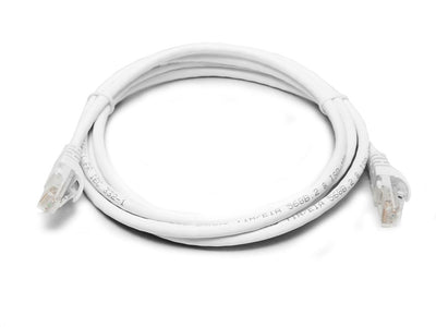 8ware CAT6A Cable 1m - White Color RJ45 Ethernet Network LAN UTP Patch Cord Snagless