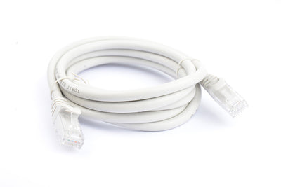 8ware CAT6A Cable 2m - Grey Color RJ45 Ethernet Network LAN UTP Patch Cord Snagless