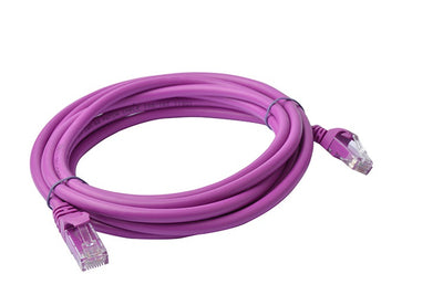 8ware CAT6A Cable 3m - Purple Color RJ45 Ethernet Network LAN UTP Patch Cord Snagless