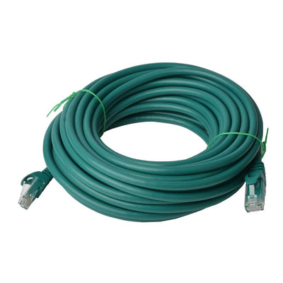 8ware CAT6A Cable 40m - Green Color RJ45 Ethernet Network LAN UTP Patch Cord Snagless