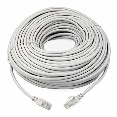 8ware CAT6A Cable 50m - Grey Color RJ45 Ethernet Network LAN UTP Patch Cord Snagless