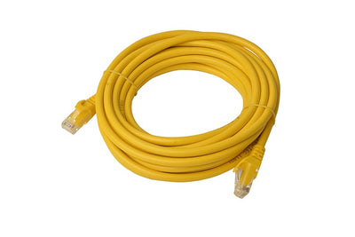 8ware CAT6A Cable 5m - Yellow Color RJ45 Ethernet Network LAN UTP Patch Cord Snagless