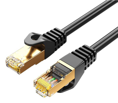 8ware CAT7 Cable 5m - Black Color RJ45 Ethernet Network LAN UTP Patch Cord Snagless