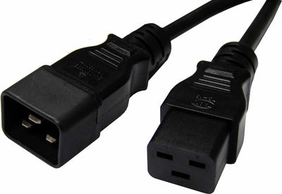 8ware 3m Power Extension Cable Lead 15A IEC-C19 to IEC-C20 Male to Female for UPS PDU PC Servers Rack-mount Power