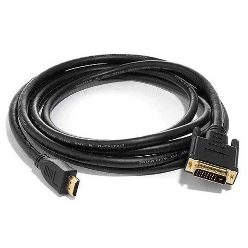 8ware HDMI to DVI-D Adapter Converter Cable 3m - Male to Male 30AWG Gold Plated PVC Jacket for PS4 PS3 Xbox 360