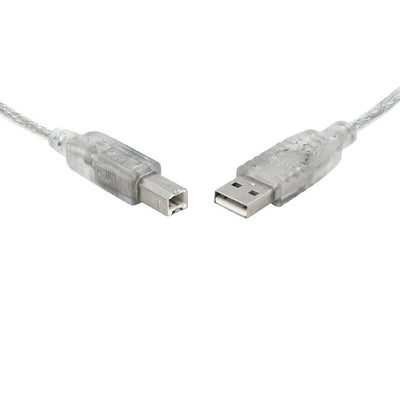 8ware USB 2.0 Cable 0.5m / 50cm USB-A to USB-B Male to Male Printer Cable for HP Canon Dell Brother Epson Xerox