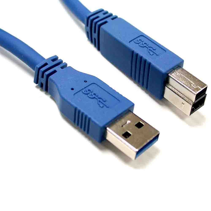 8ware USB 3.0 Printer Cable 1m Type A to Type B Male to Male for External HDD Hard Drive Printer Scanner USB Hub