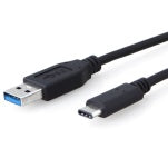 8ware USB-C to USB3.0 Cable 1m Type C to A Male to Male Black 10Gbps