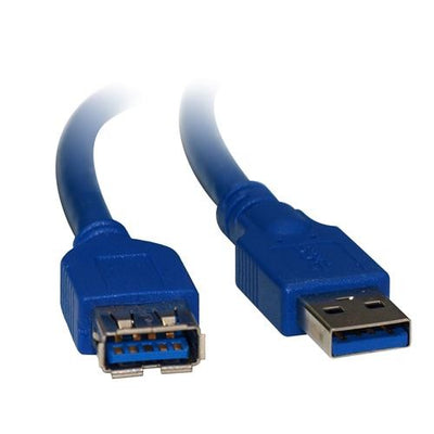 8ware USB 3.0 Extension Cable 3m A to A Male to Female Blue