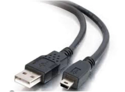 8ware USB 2.0 Cable 1m A Male to Mini B Black (Pack of 10)