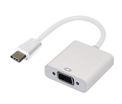 Astrotek Thunderbolt USB 3.1 Type C (USB-C) to VGA Adapter Converter Male to Female for Apple Macbook Chromebook