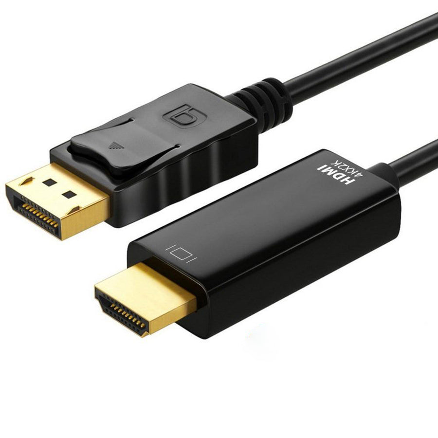 Astrotek 2m DisplayPort DP to HDMI Cable Converter Adapter - Male to Male 4K Resolution For Laptop PC to Monitor