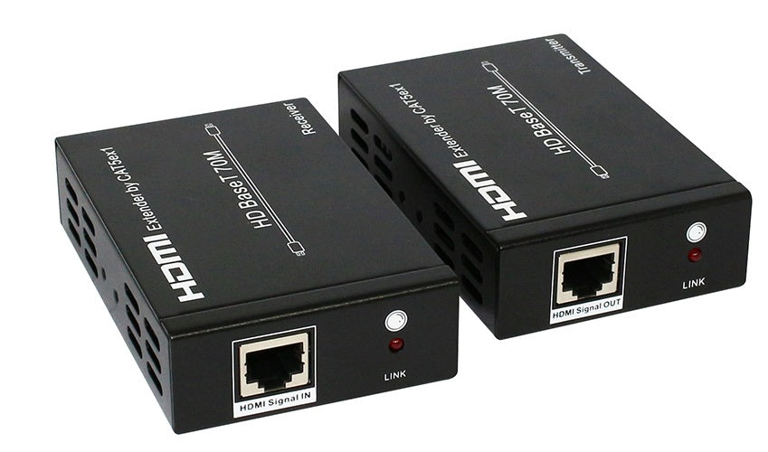 Astrotek HDMI Extender over RJ45 CAT5 CAT6 LAN Ethernet Network Converter Splitter for Foxtel Support 40m 4Kx