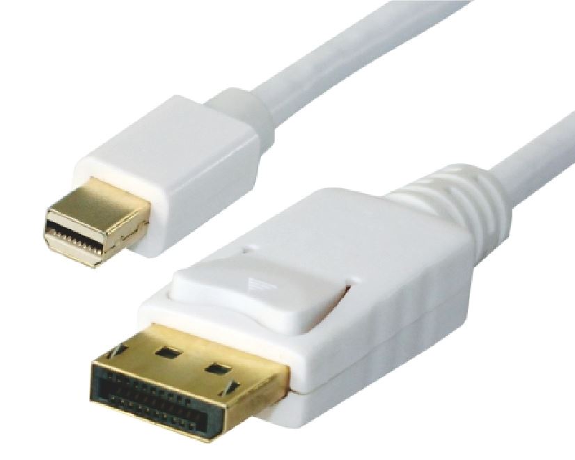 Astrotek 1m Mini DisplayPort DP to DisplayPort DP Converter Cable - Thunderbolt Male to Male DP for MacBook Pro
