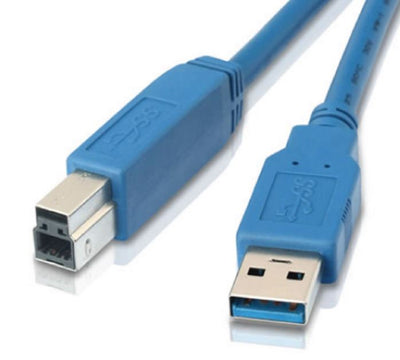 Astrotek USB 3.0 Printer Cable 1m - AM-BM Type A to B Male to Male Blue Colour for External HDD Printer Scanner