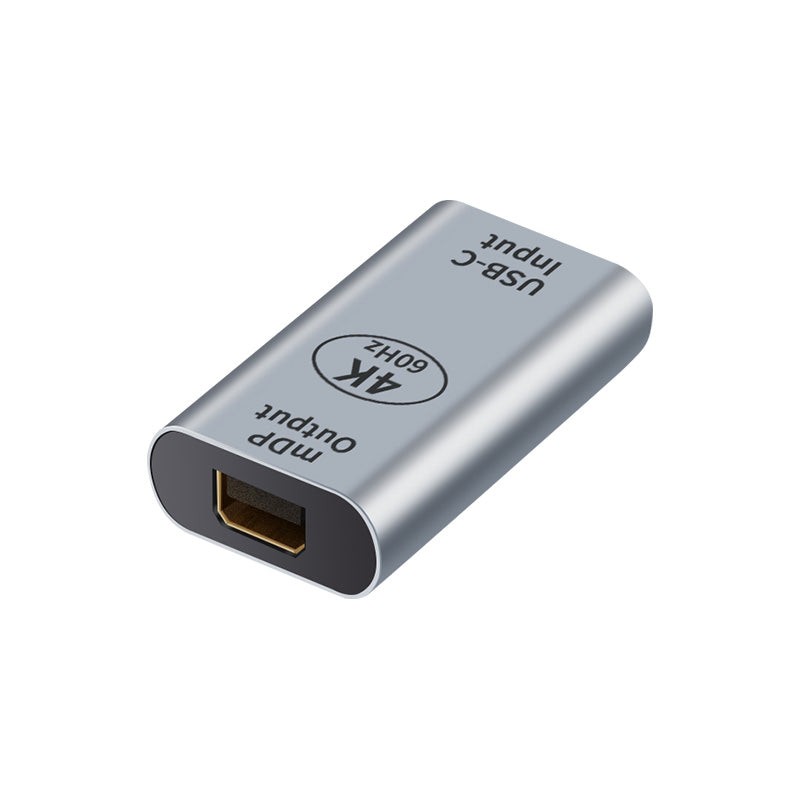 Astrotek USB-C to Mini DP DisplayPort Female to Female Adapter support 4K@60Hz for iPad Pro Macbook Air Samsung