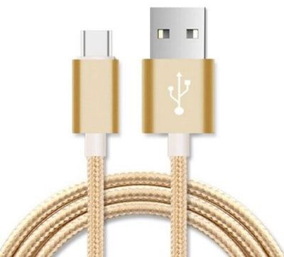 Astrotek 2m Micro USB Data Sync Charger Cable Cord Gold Color for Samsung HTC Motorola Nokia Kndle Android Phone