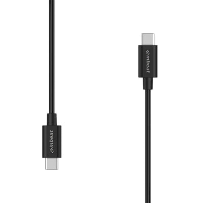 MBEAT® Prime 1m USB-C to USB-C 2.0 Charge And Sync Cable High Quality/Fast Charge for Mobile Phone Device Samsung