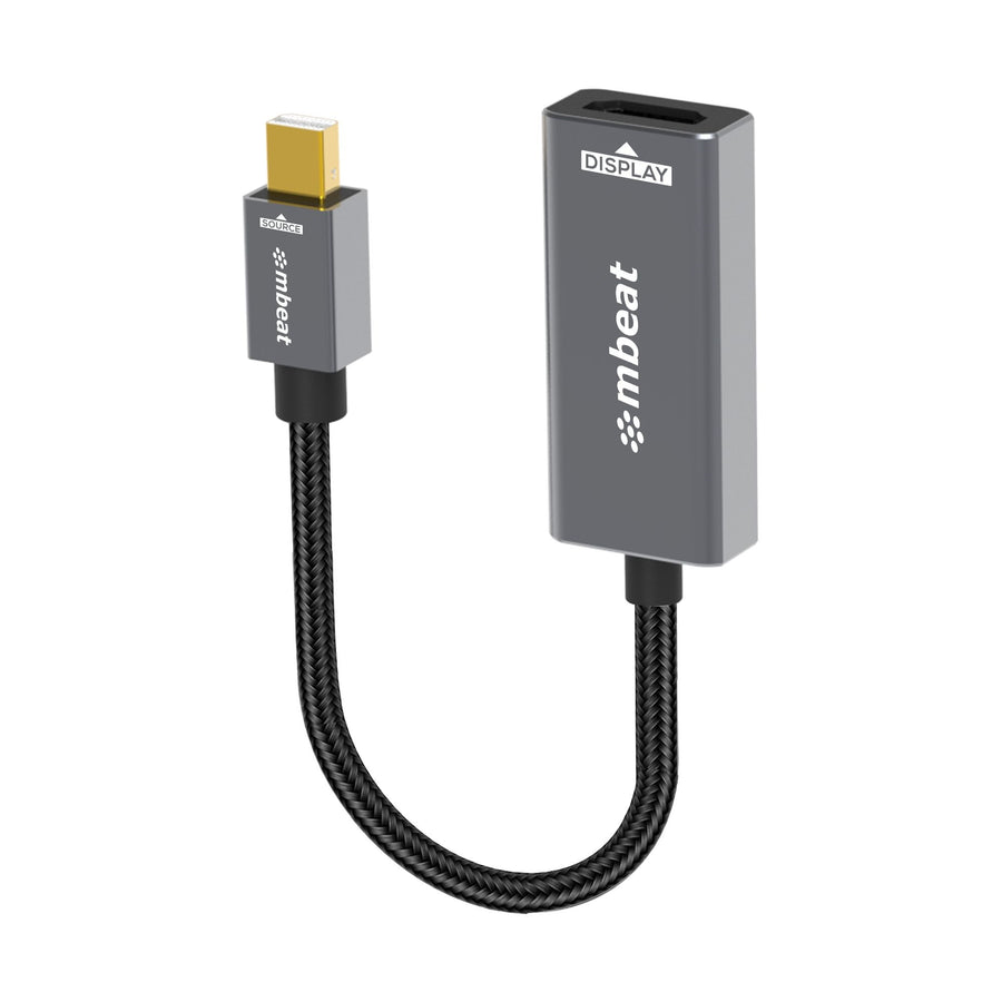 MBEAT® Tough Link Mini DisplayPort to HDMI Adapter Seamless Connectivity HDMI Version: 1.3 1080p@60Hz HD display