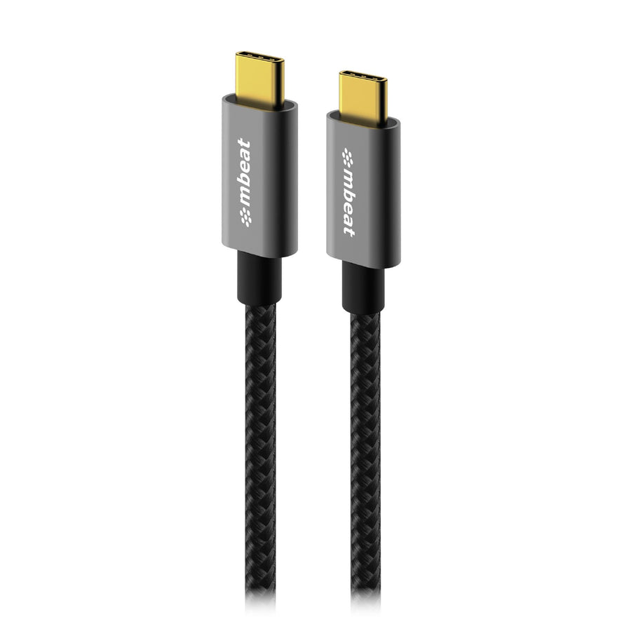 MBEAT® Tough Link 1.8m USB 3.2 Gen2 USB-C Cable - Space Grey transfer at speeds up to 10Gbps Video Resolution