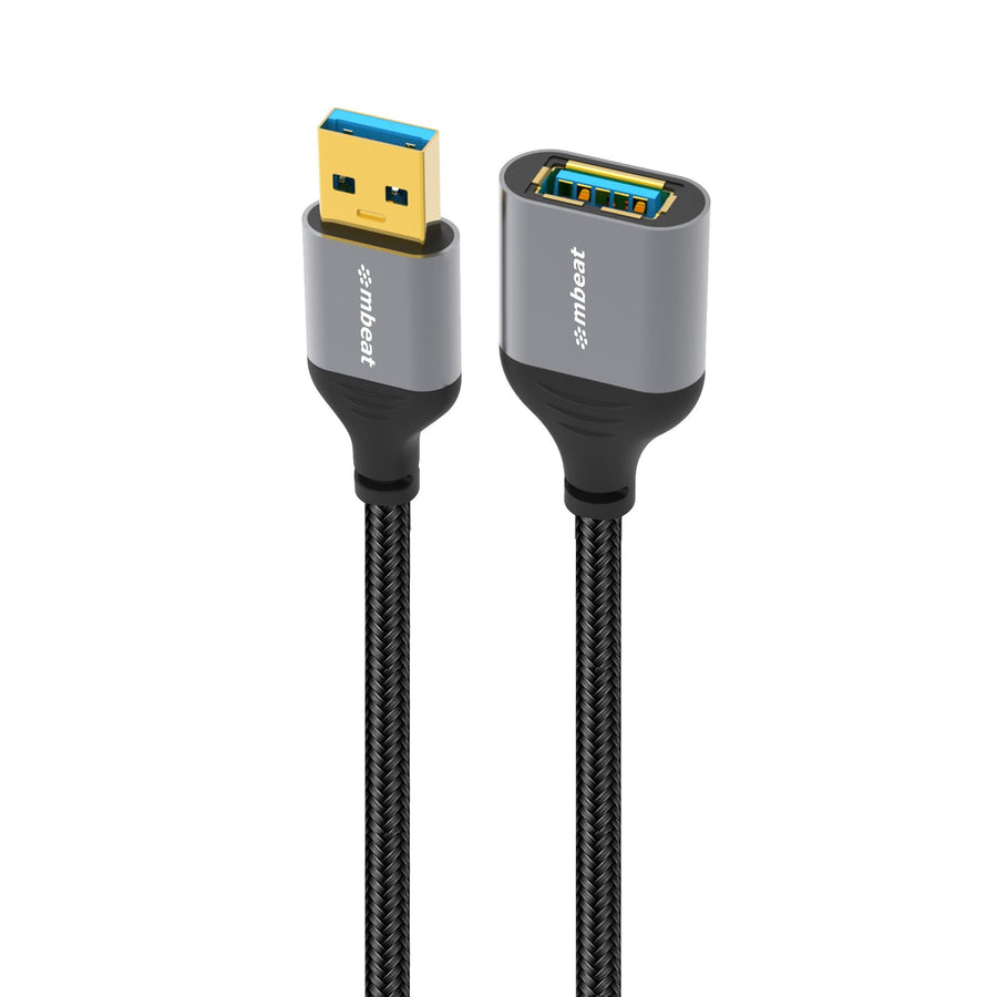 MBEAT® Tough Link 1.8m USB 3.0 to USB 3.0 Extension Cable Plug-and-Play Adaptive Practicality Speed: 5Gbps Package