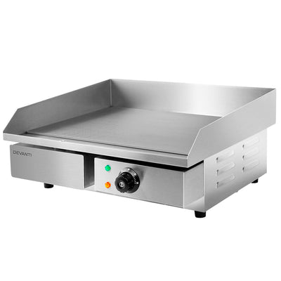 NNEDSZ 3000W Electric Griddle Hot Plate - Stainless Steel-0