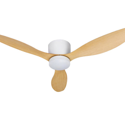NNEDSZ 52'' Ceiling Fan DC Motor w/Light w/Remote - Light Wood-0