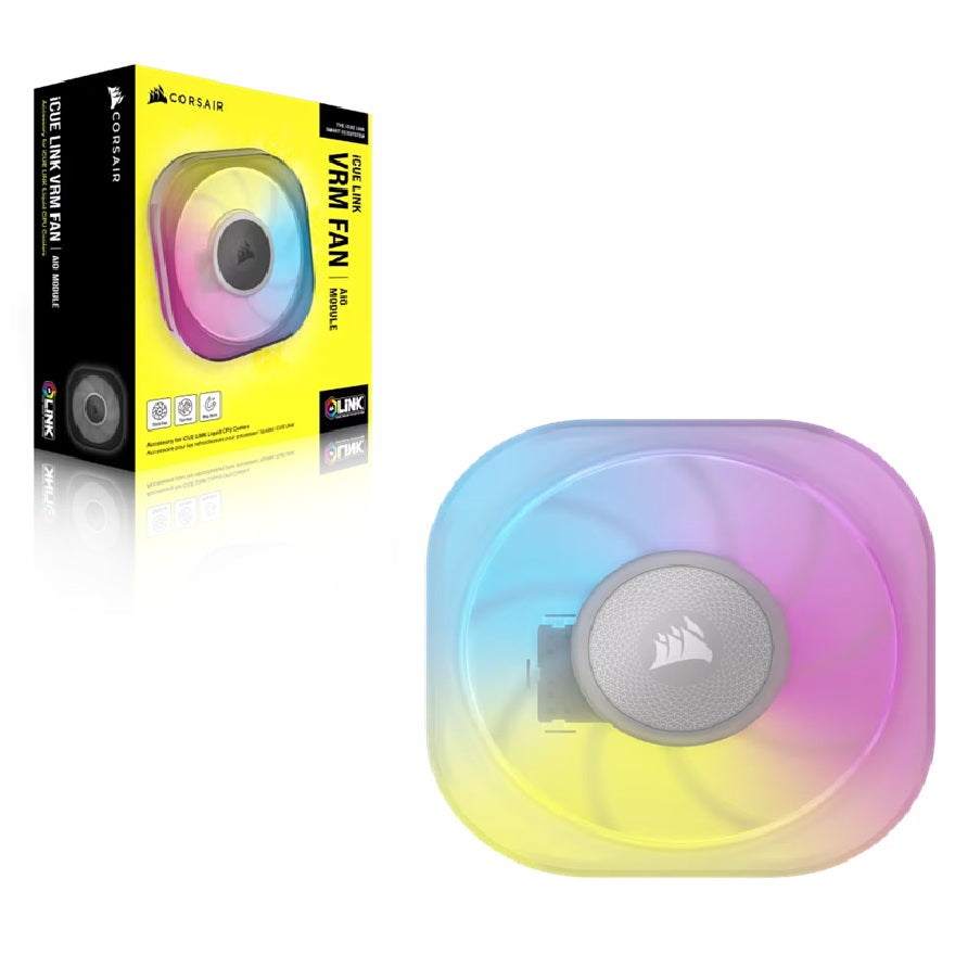 Corsair iCUE LINK CapSwap Module – VRM Fan – White – 70×70×15 mm