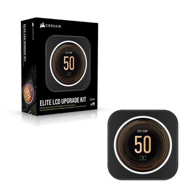 Corsair iCUE ELITE CPU Cooler LCD Display Upgrade Kit transforms your CORSAIR ELITE CAPELLIX CPU cooler into a