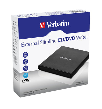 Verbatim External Slimline DVD / CD Writer