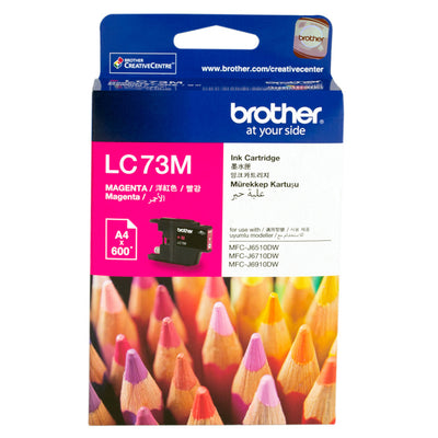 Brother LC-73M Magenta High Yield Ink Cartridge- DCP-J525W/J725DW/J925DW