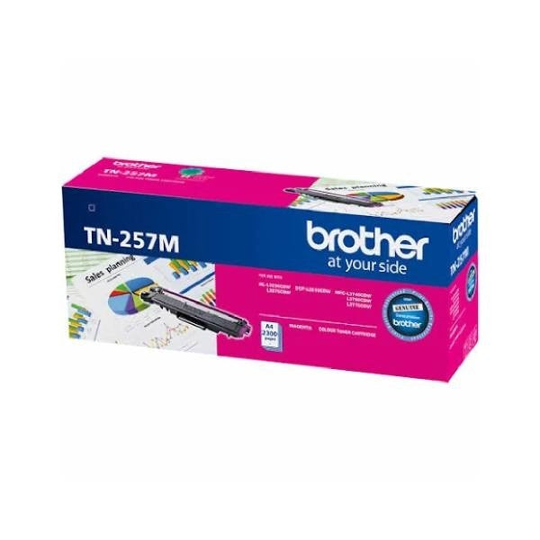 Brother TN-257M Magenta High Yield Toner Cartridge to Suit