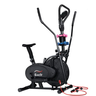 NNEDSZ 6in1 Elliptical Cross Trainer Exercise Bike Bicycle Home Gym Fitness Machine Running Walking-0