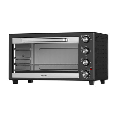 NNEDSZ Devanti 45L Convection Oven Electric Fryer Ovens 1800W-0