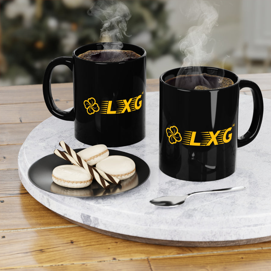 LXG Australia Black 11oz Mug