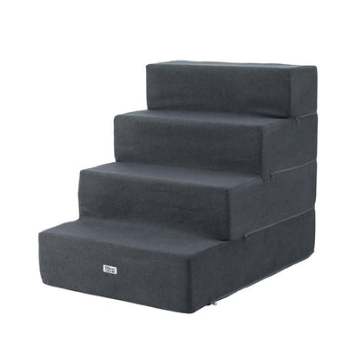 NNEDSZ Dog Ramp Foam Dog Cover Stairs Portable Cat Ladder For Sofa Bed 4 Steps-0