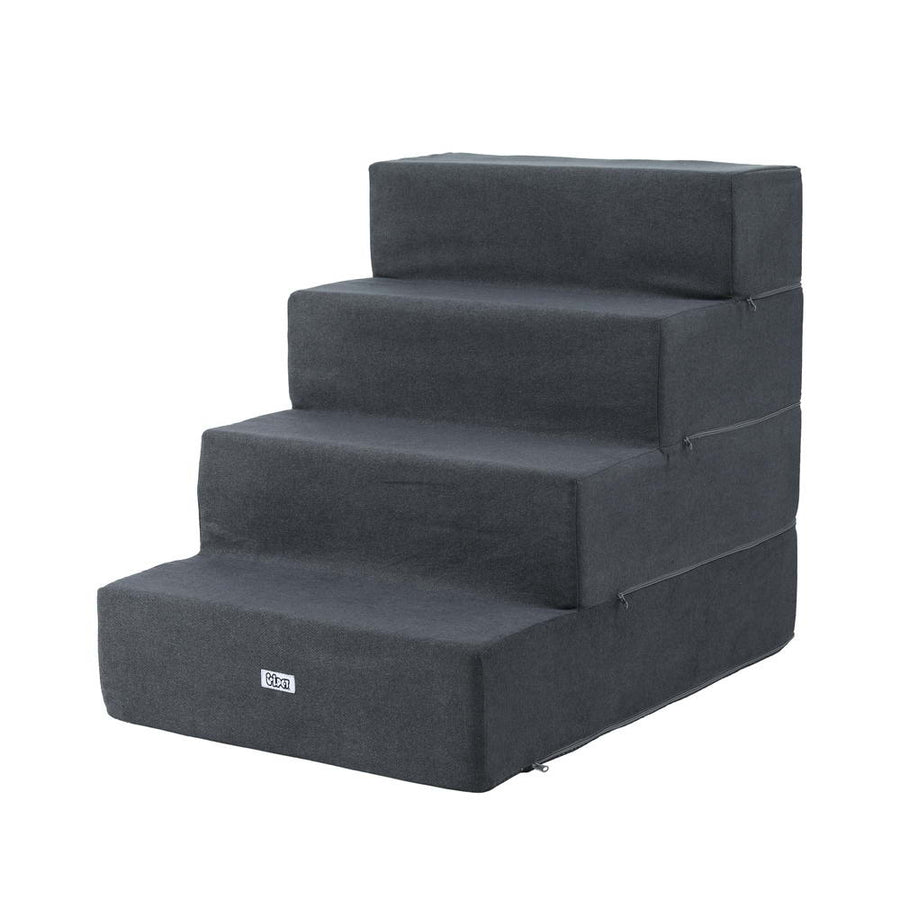 NNEDSZ Dog Ramp Foam Dog Cover Stairs Portable Cat Ladder For Sofa Bed 4 Steps-0