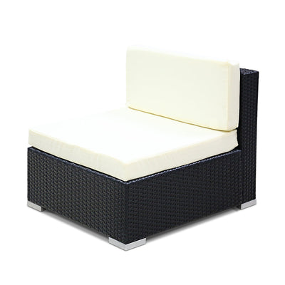 NNEDSZ Gardeon Outdoor Furniture Sofa Set Wicker Rattan Garden Lounge Chair Setting-0