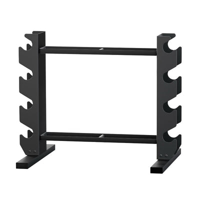 NNEDSZ Everfit Dumbbells Rack Dumbbell Kettlebell Stand Home Gym Storage 200kg Capacity-0