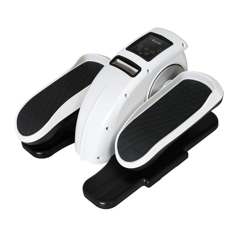NNEDSZ Pedal Exerciser Mini Exercise Bike Cross Trainer 50W White-0