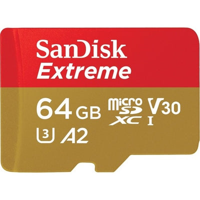 Sandisk Extreme microSDXC, SQXAH 64GB