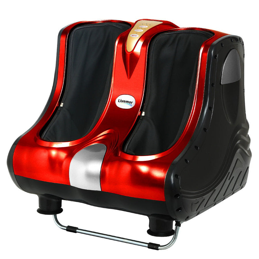 NNEDSZ Foot Massager Shiatsu Ankle Calf Leg Massagers Circulation Enhancer Red-0
