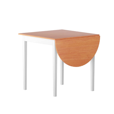 NNEDSZ 1.1M Artiss Dining Table Extendable-0