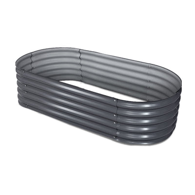 NNEDSZ Greenfingers 160X80X42CM Galvanised Raised Garden Bed Steel Instant Planter-0