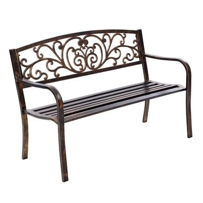 NNEDSZ Iron Garden Bench - Bronze-0