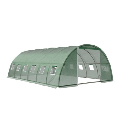NNEDSZ Greenfingers Greenhouse 6x4x2M Walk in Green House Tunnel Plant Garden Shed Dome-0